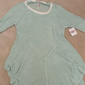 Mint Green Long Sleeve Top
